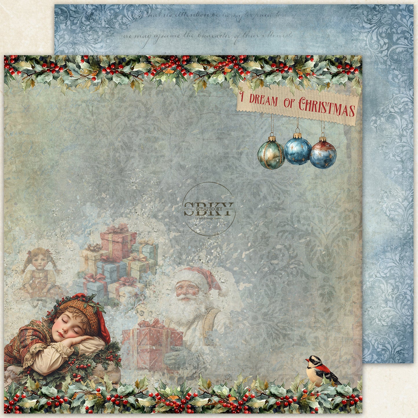 "Christmas Days" Scrapbooking Pad