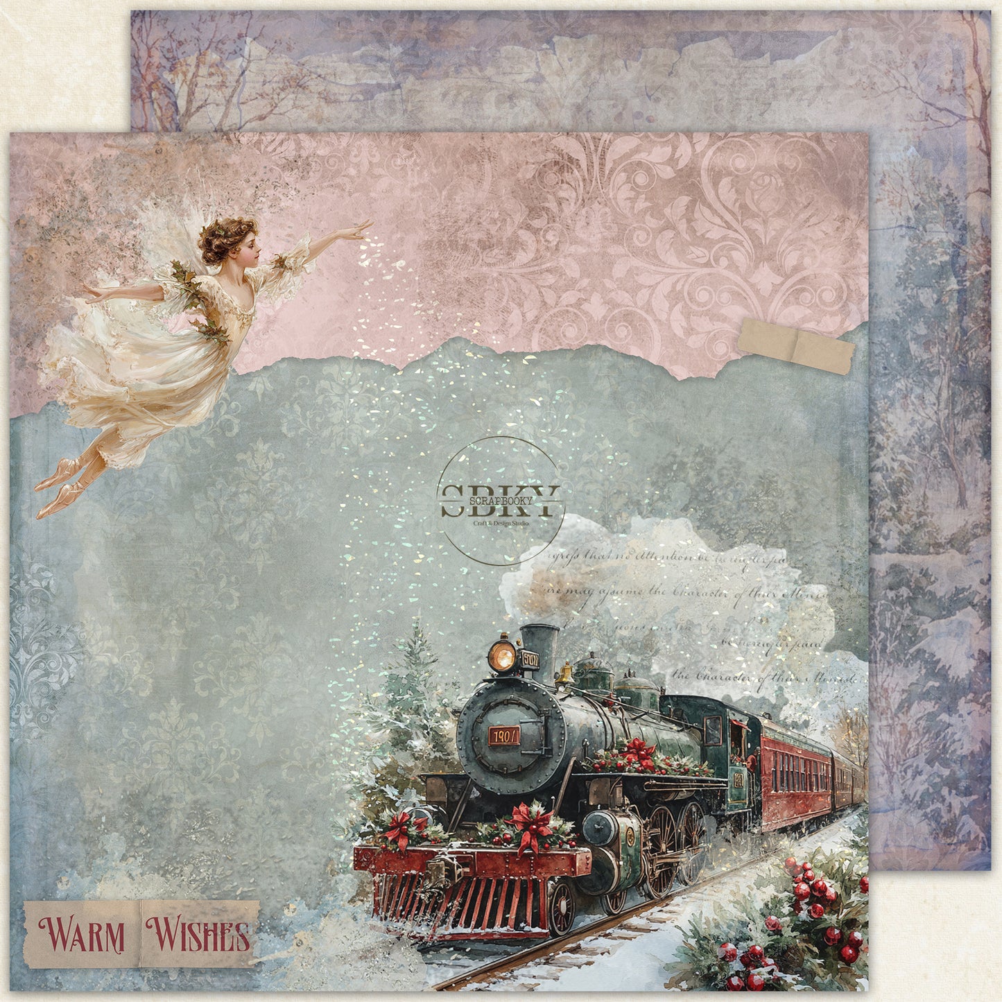 "Christmas Days" Scrapbooking Pad