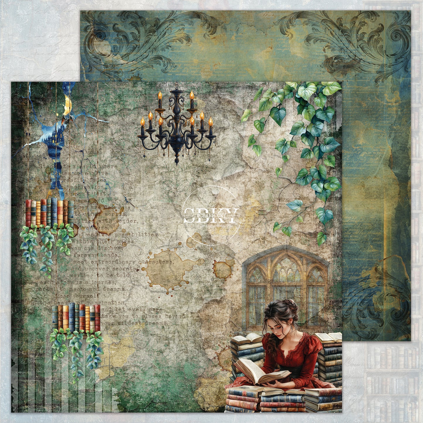 "Whispered Pages" Scrapbooking Pad