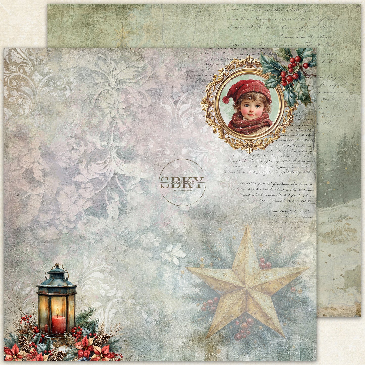 "Christmas Days" Scrapbooking Pad