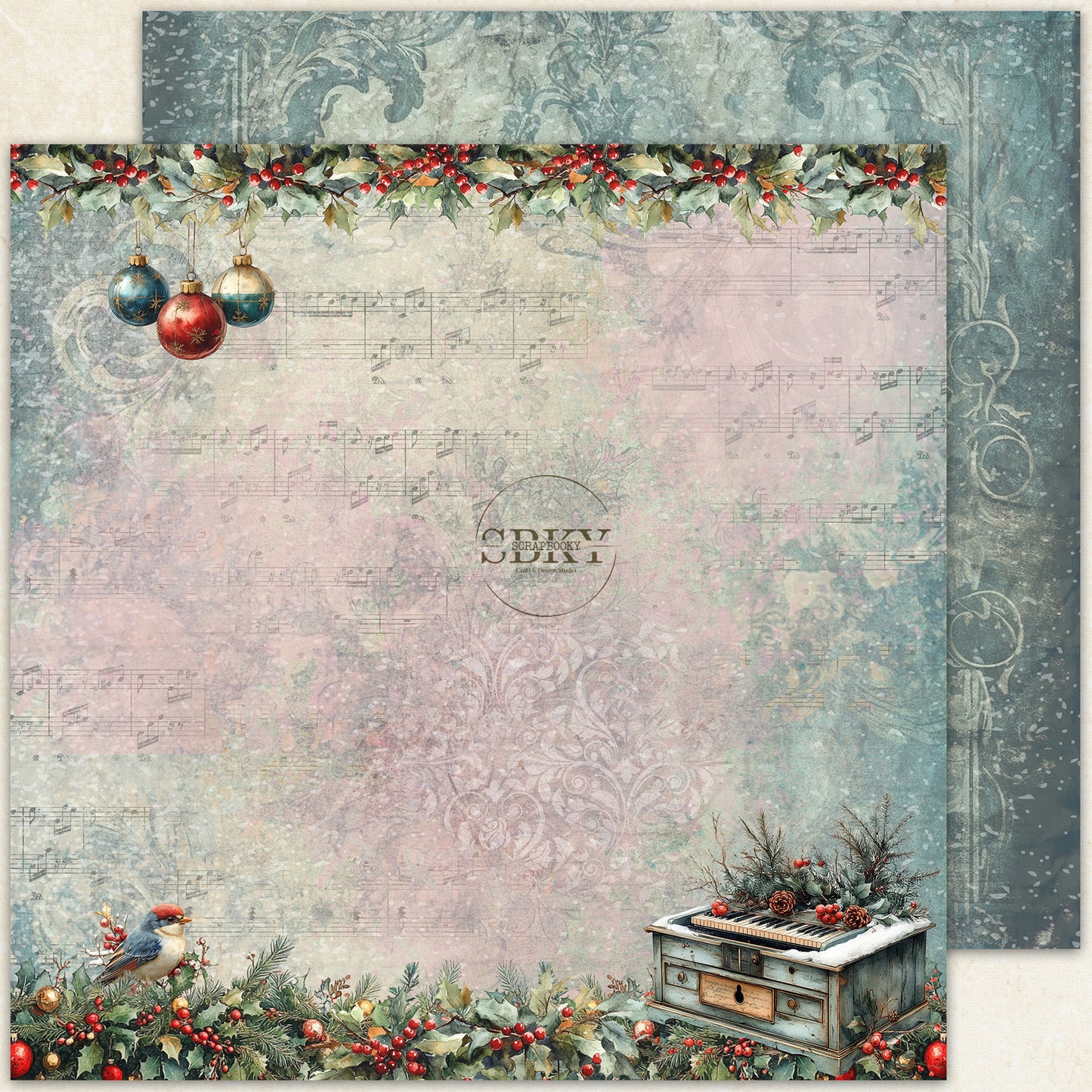 "Christmas Days" Scrapbooking Pad