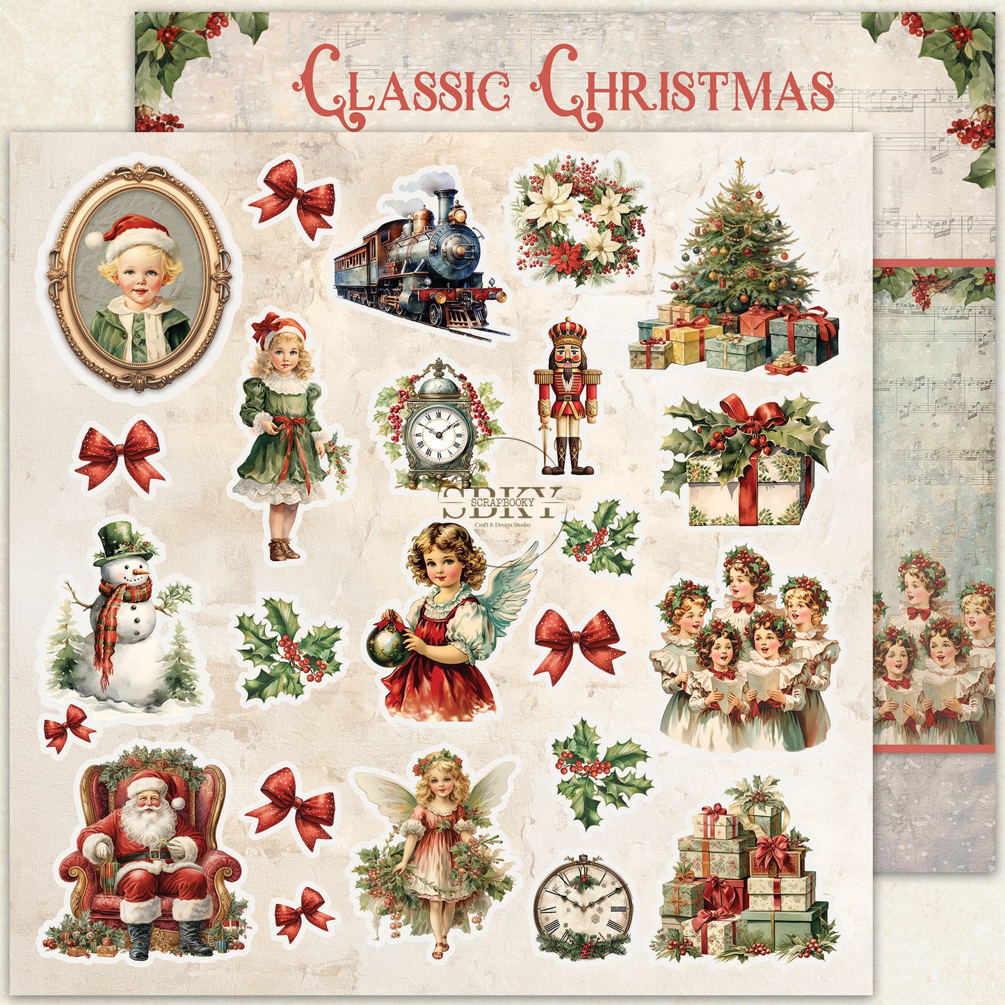 "Classic Christmas" Scrapbooking Pad