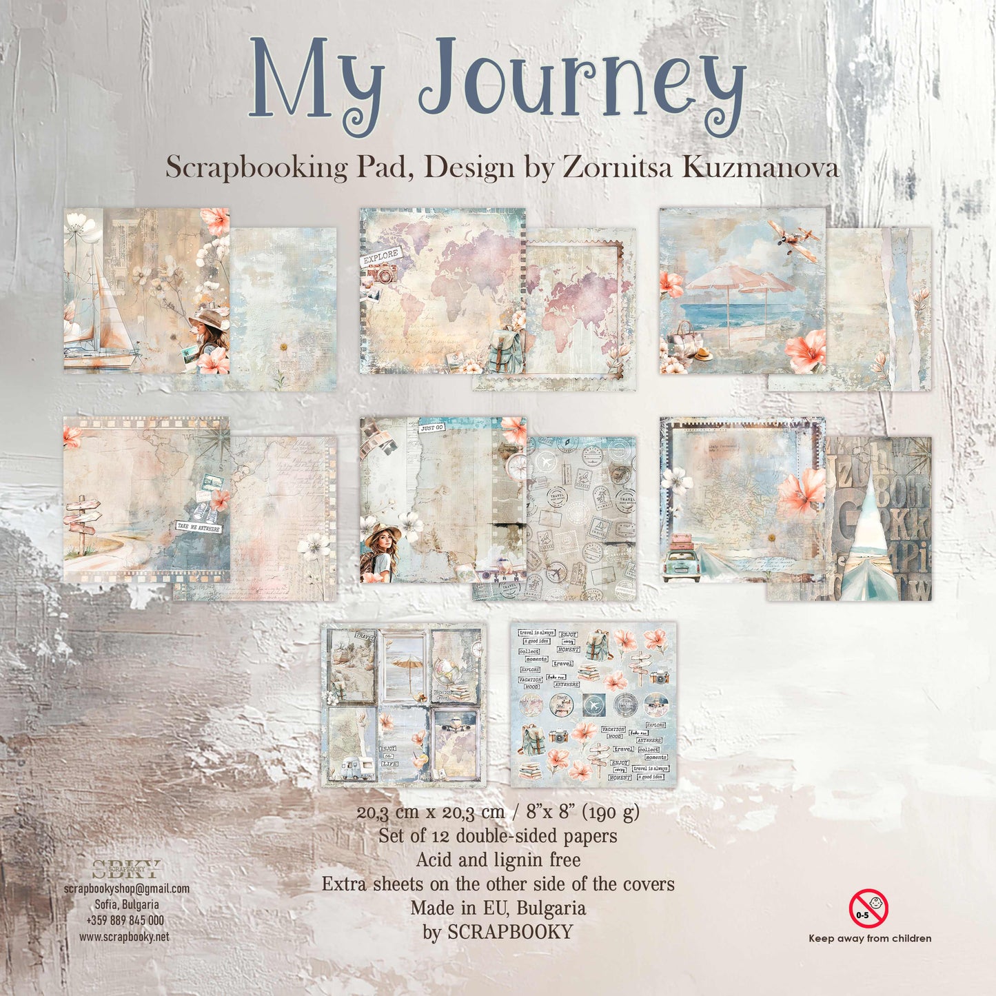 "My Journey" Scrapbooking Pad