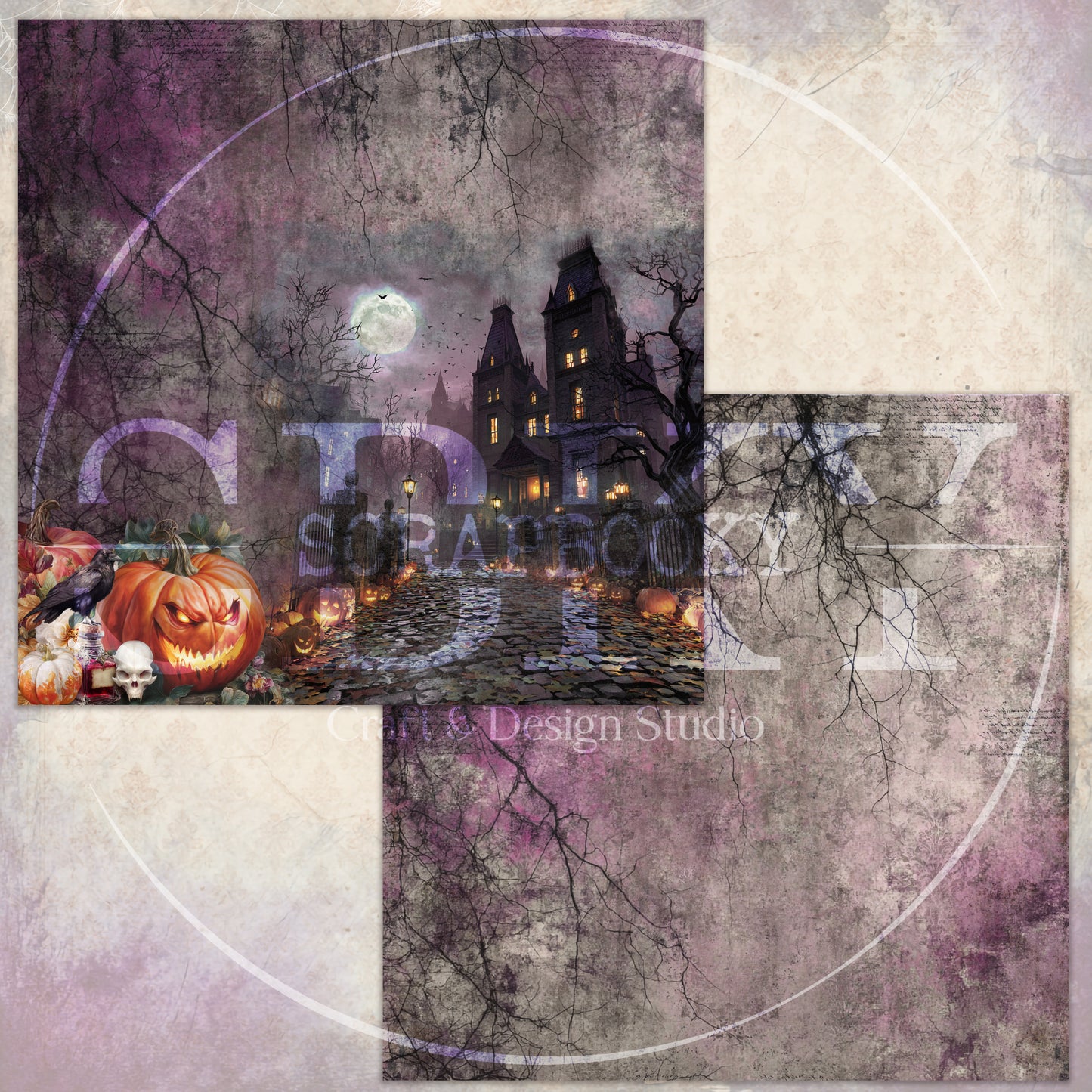 "The Vampire (Love) Story" Digital Paper