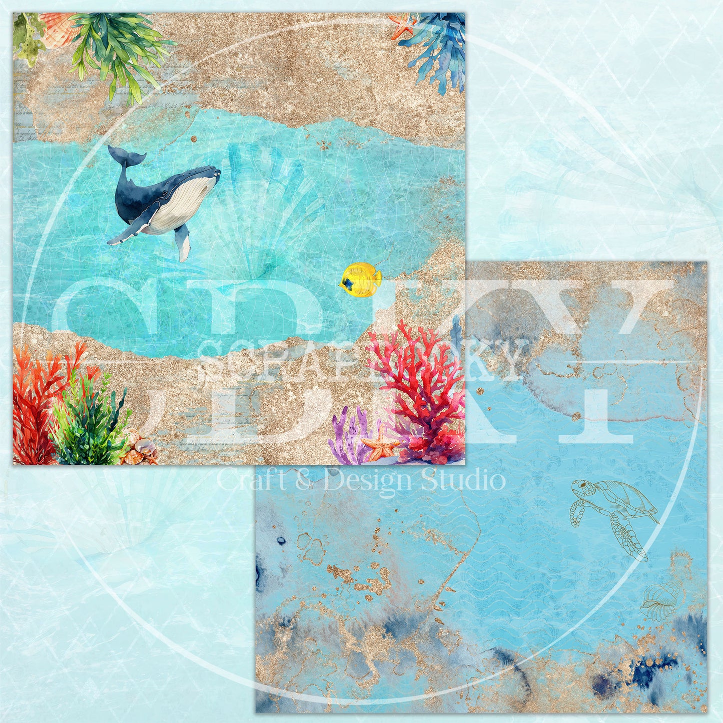 "Underwater World" Digital Paper
