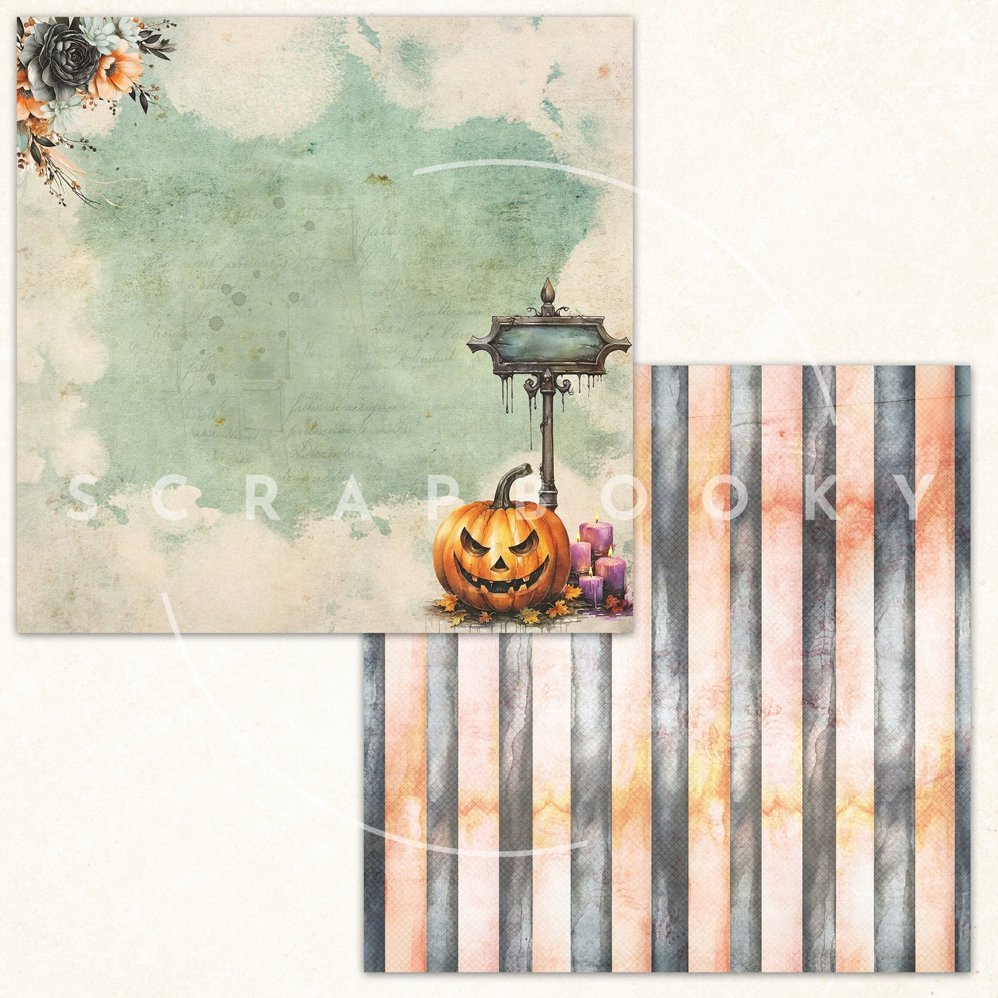 "Spooky Halloween" Digital Paper