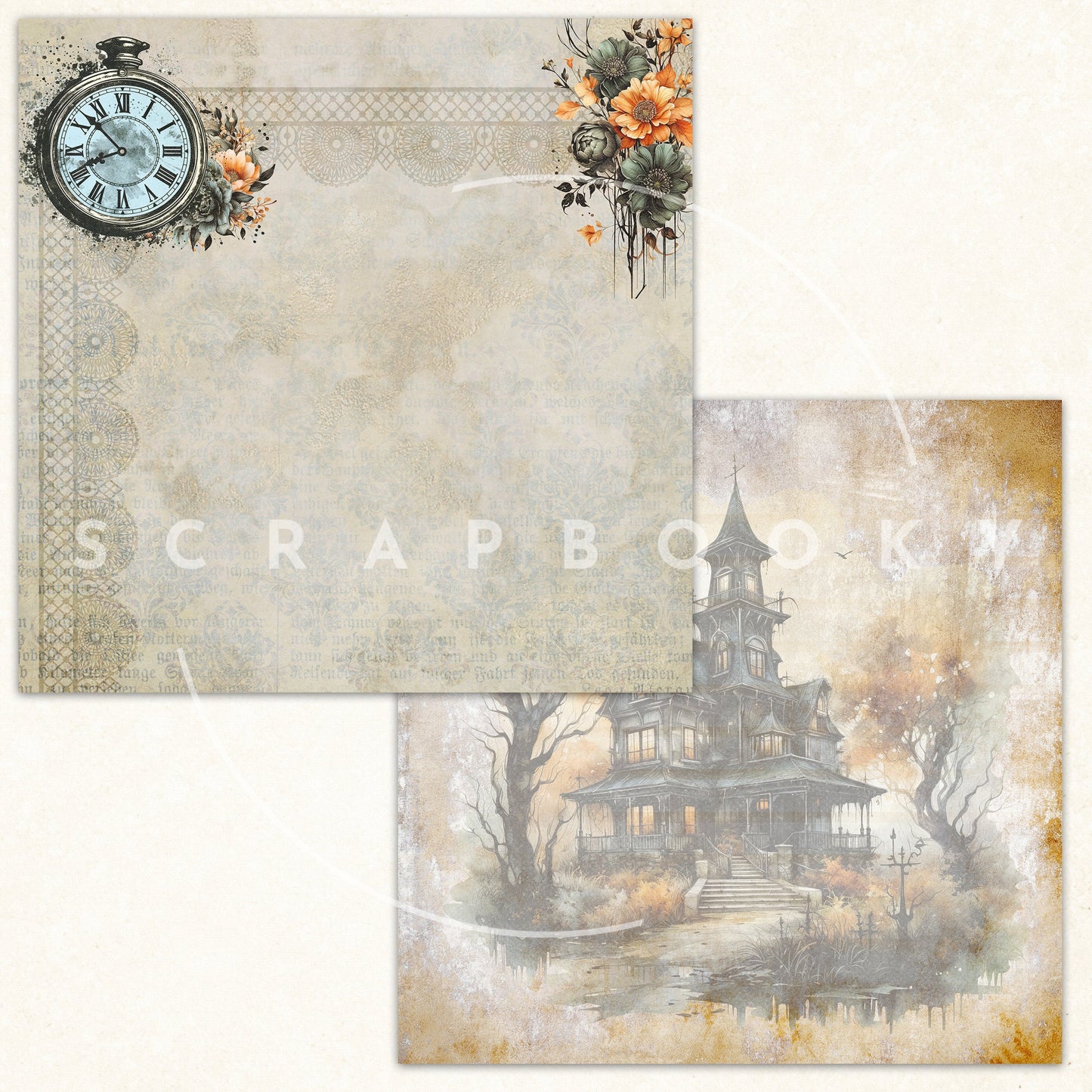 "Spooky Halloween" Digital Paper