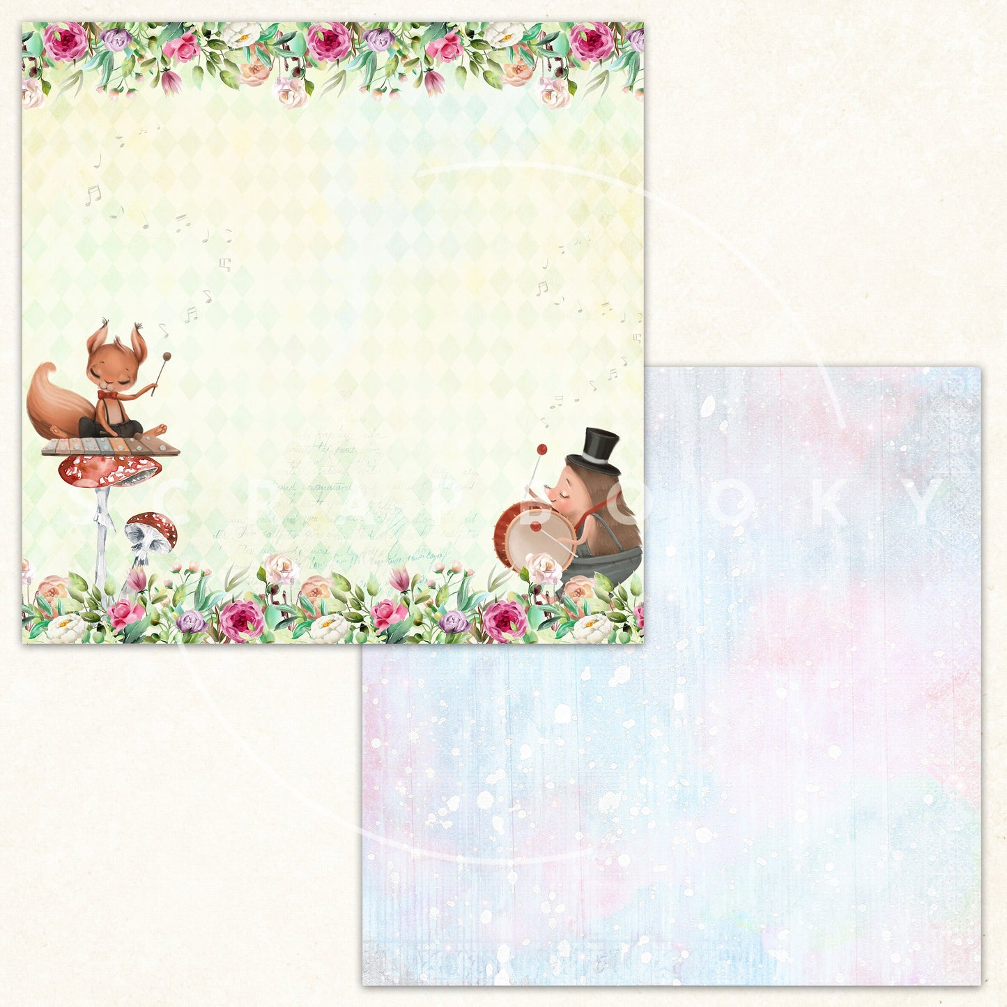 "Forest Lullaby" Digital Paper