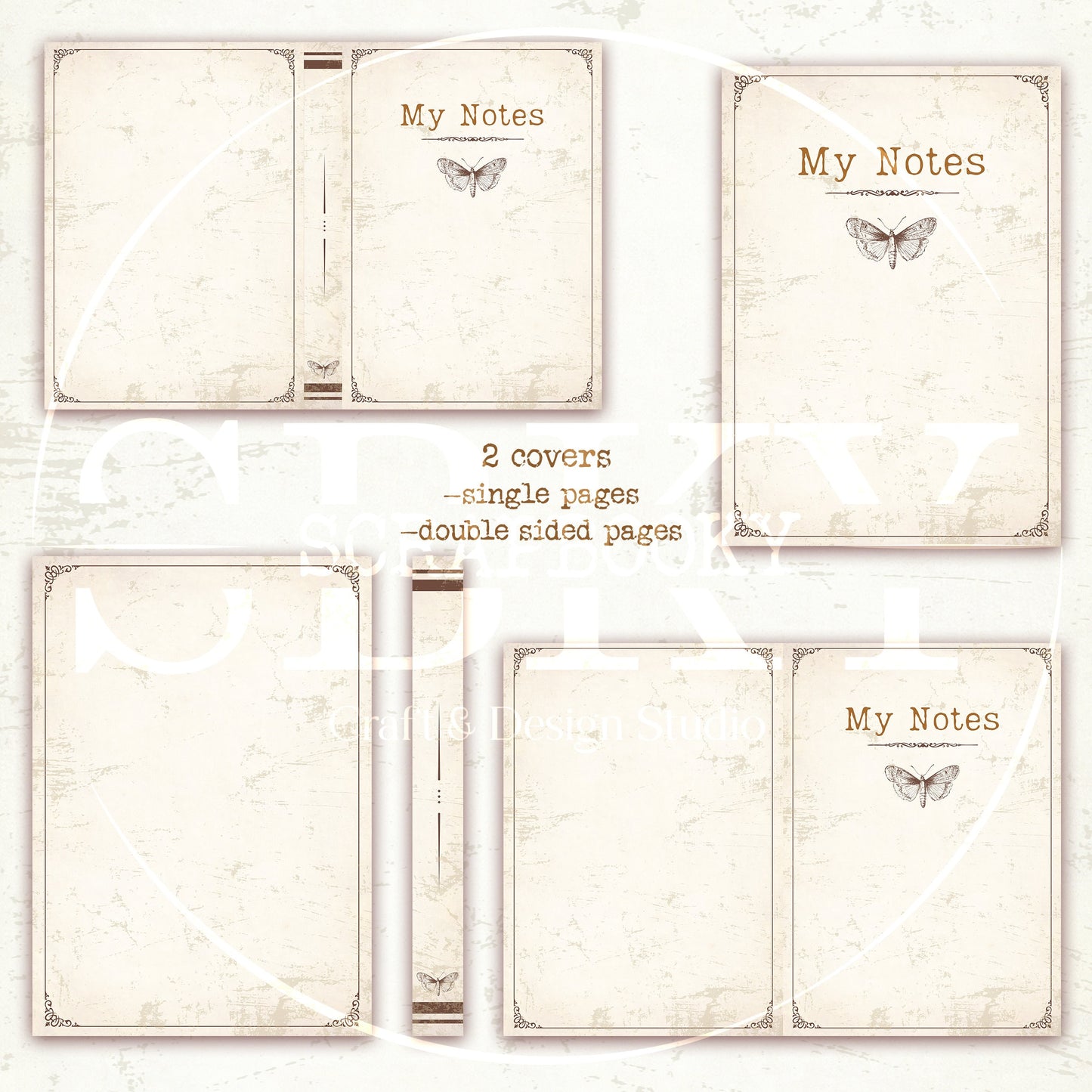 Notebook Sheets Printable A4 Pack