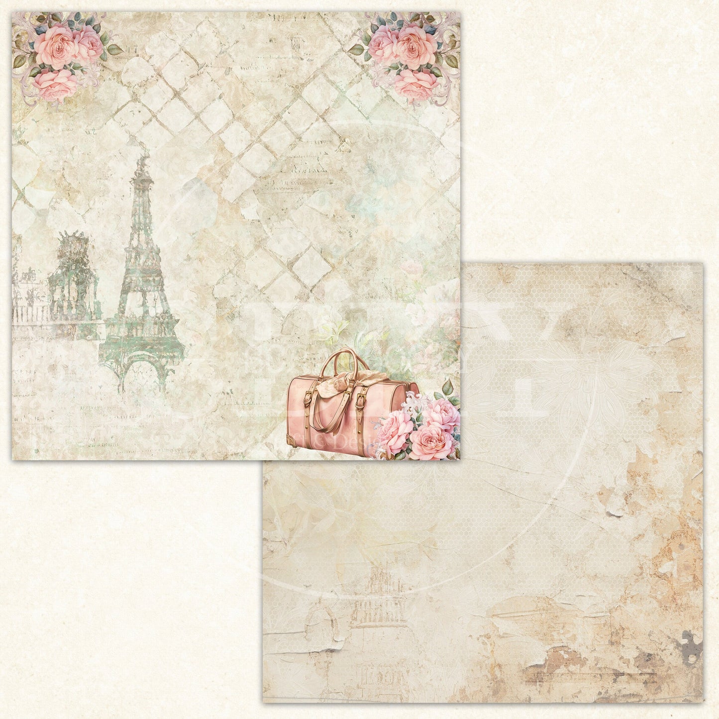 "Old Fashioned Love" Digital Paper