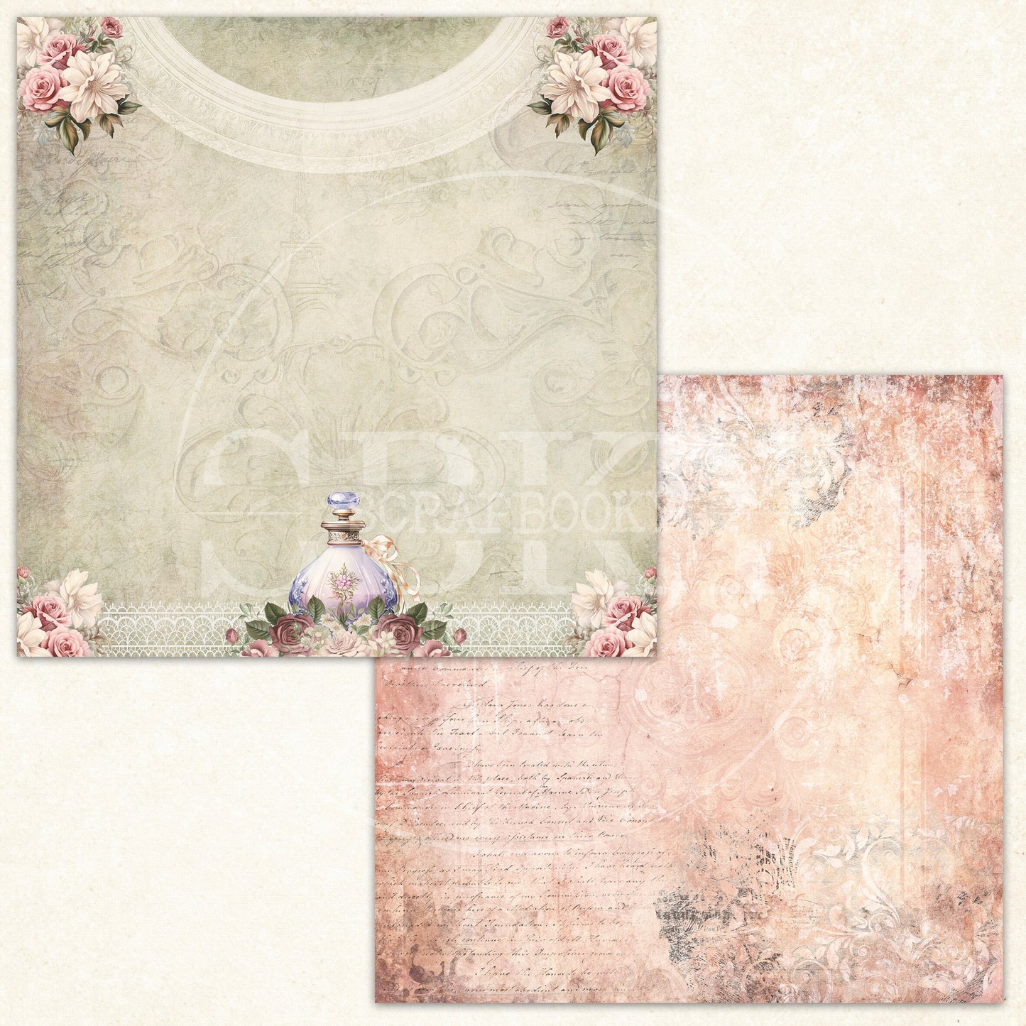 "Old Fashioned Love" Digital Paper