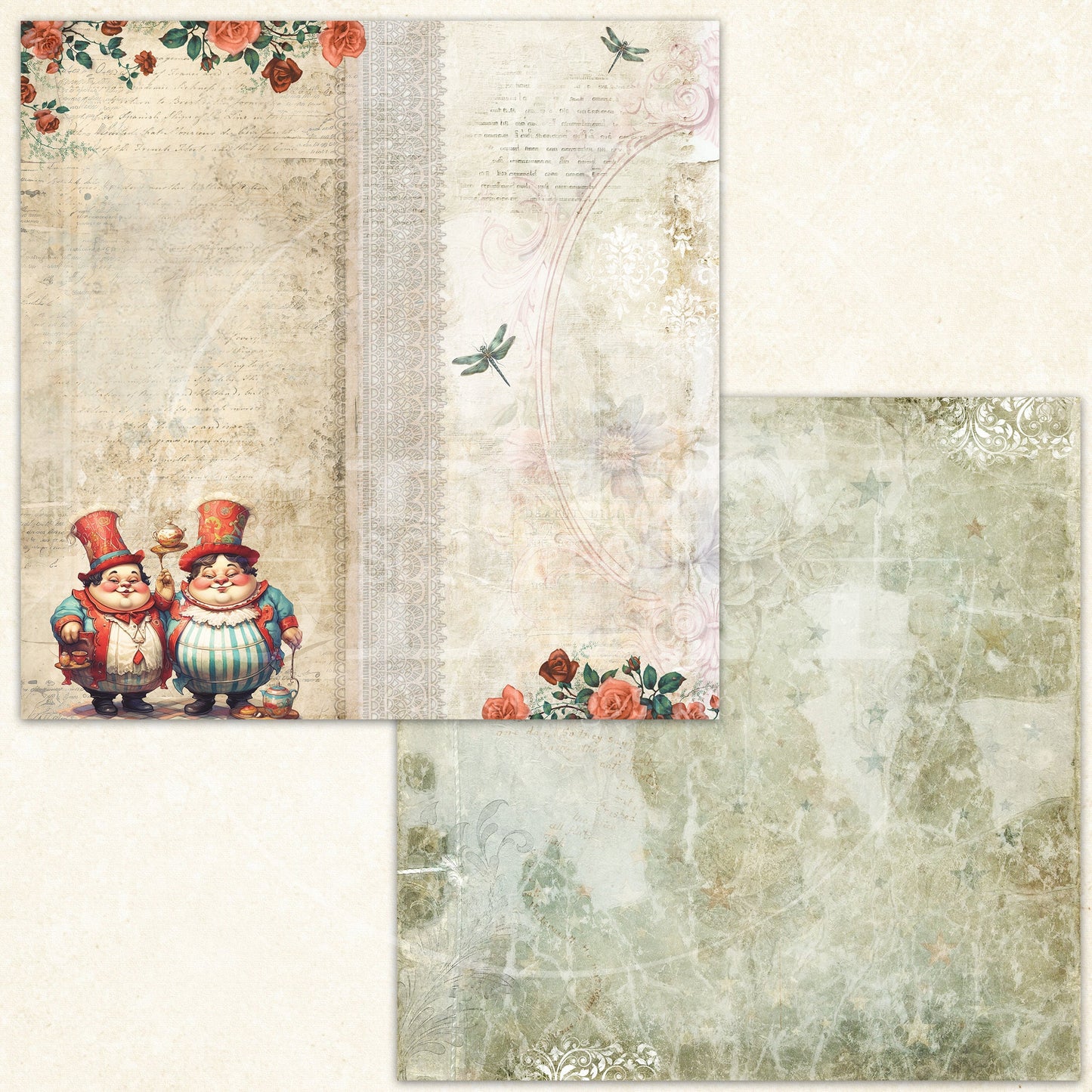 "Alice in Wonderland" Digital Paper