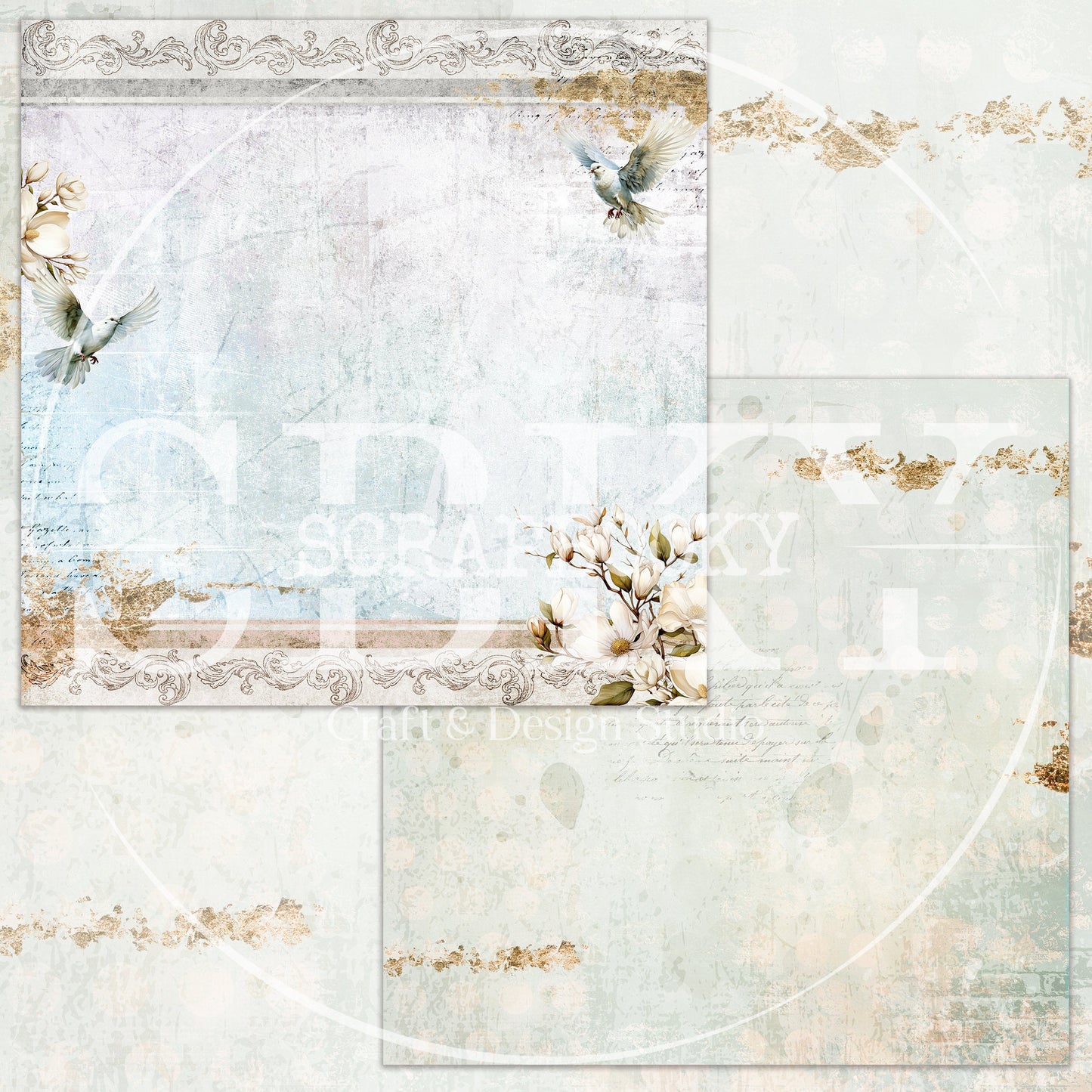 "Magnolia Dreams" Digital Paper