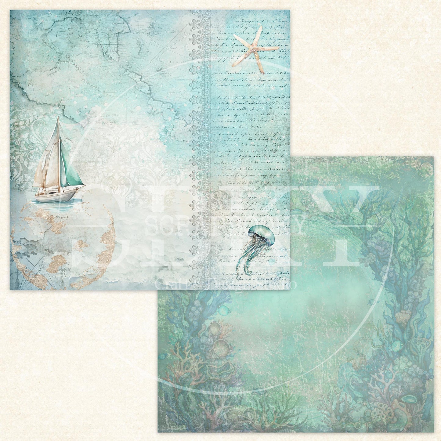 "Ocean Dreams" Digital Paper