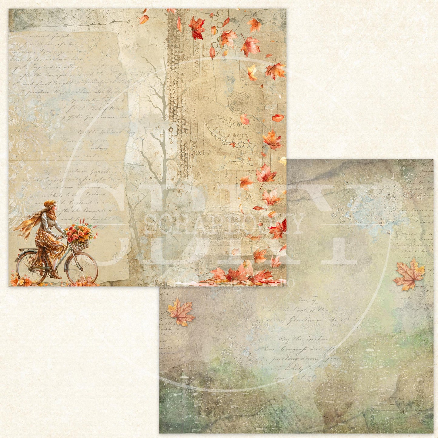 "Autumn Whispers" Digital Paper