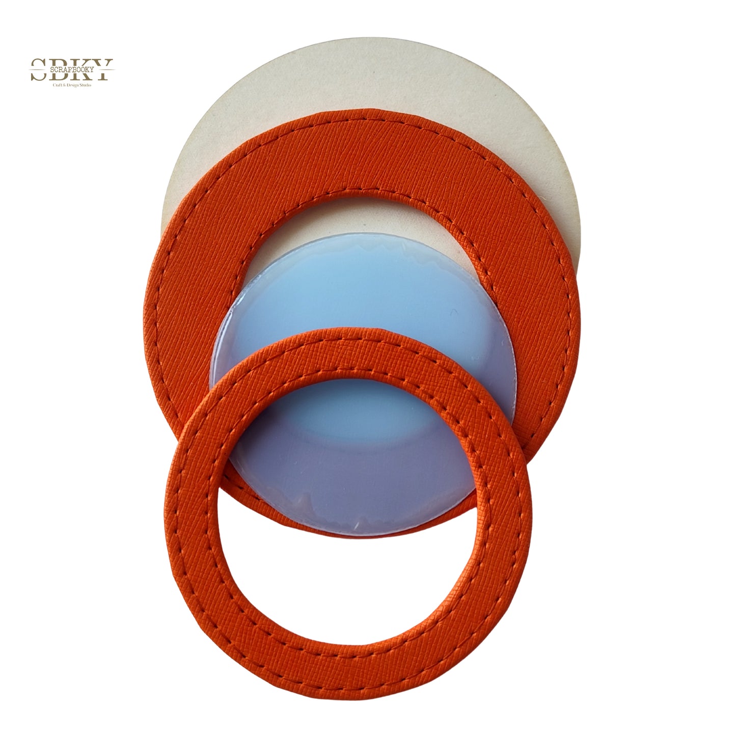 Шейкър с изкуствена кожа, оранж