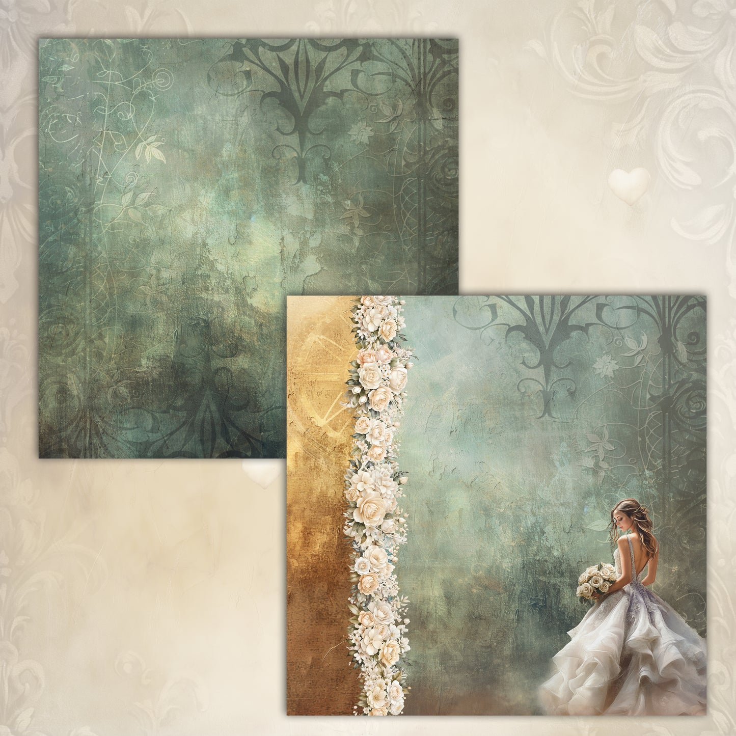 "Wedding Memories" Digital Paper