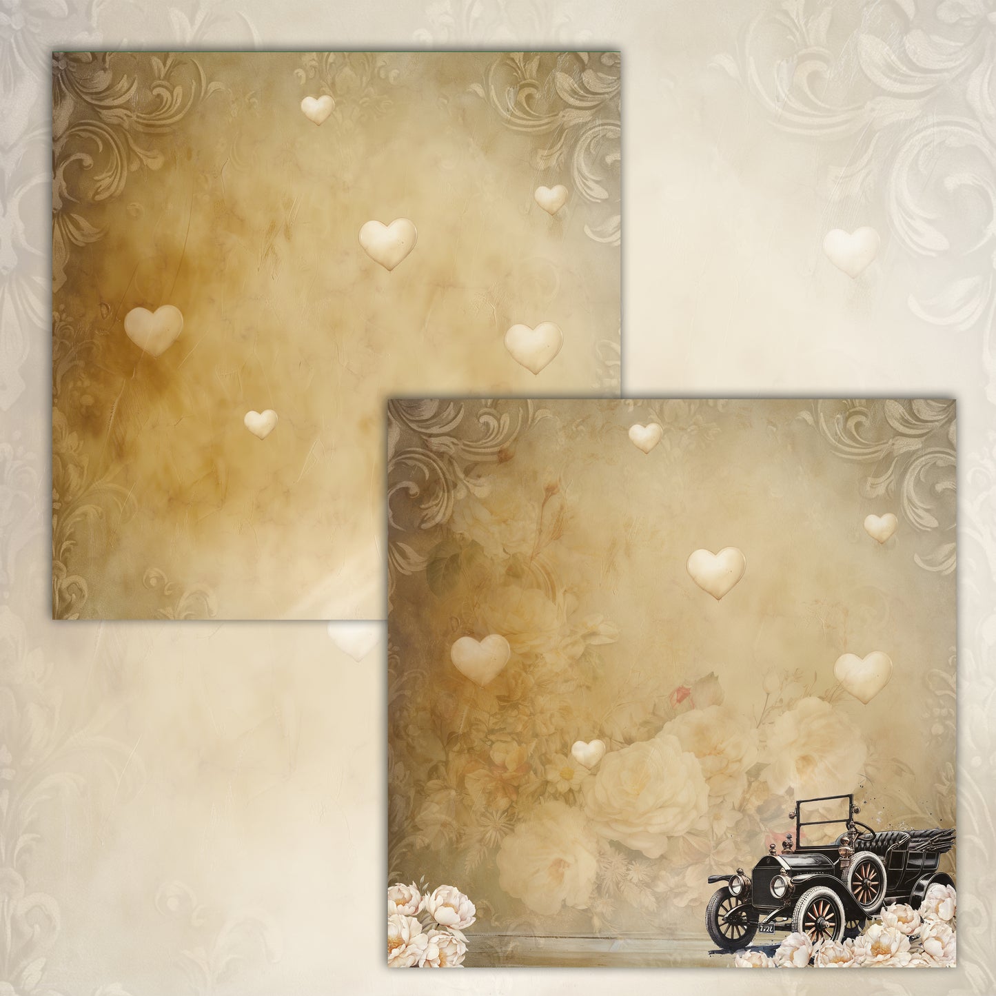 "Wedding Memories" Digital Paper