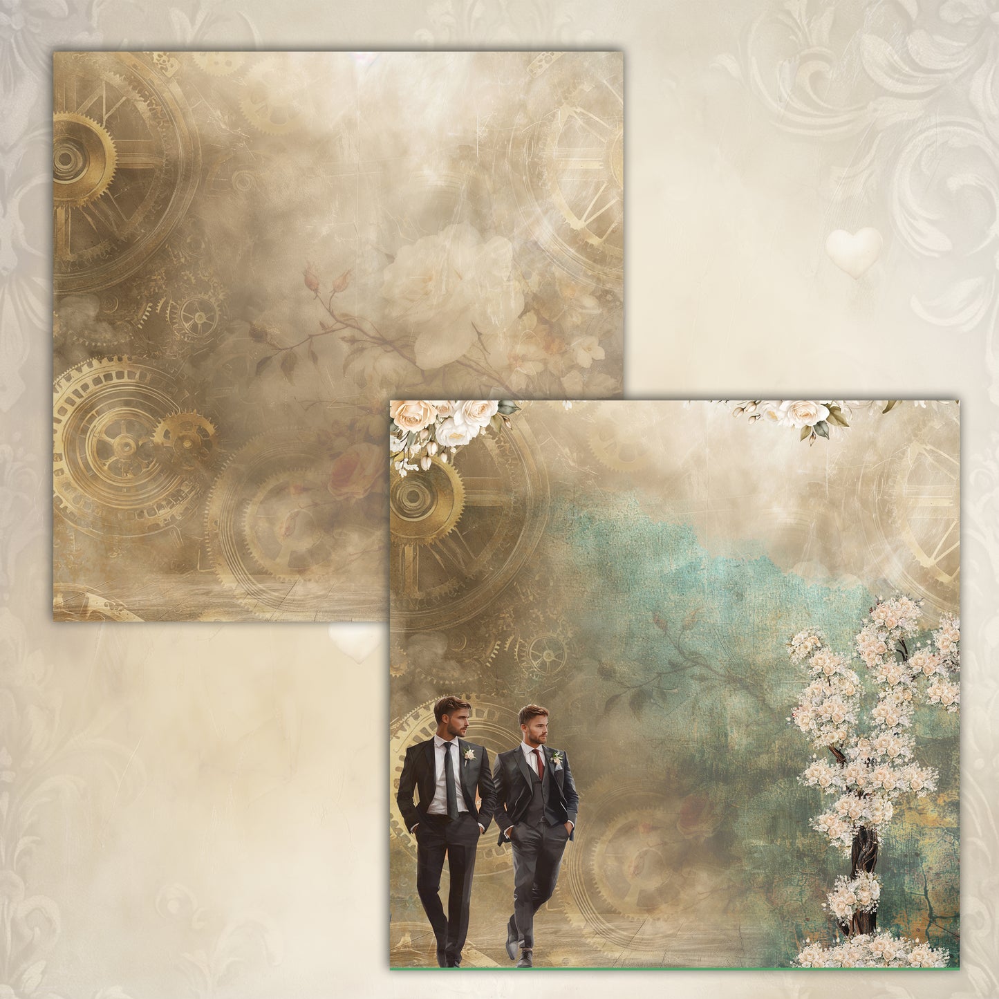 "Wedding Memories" Digital Paper