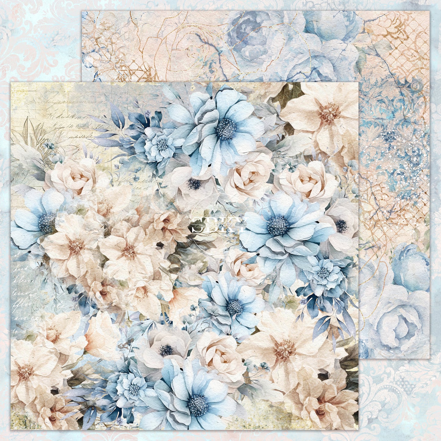 "Midnight - Backgrounds" Scrapbooking Pad