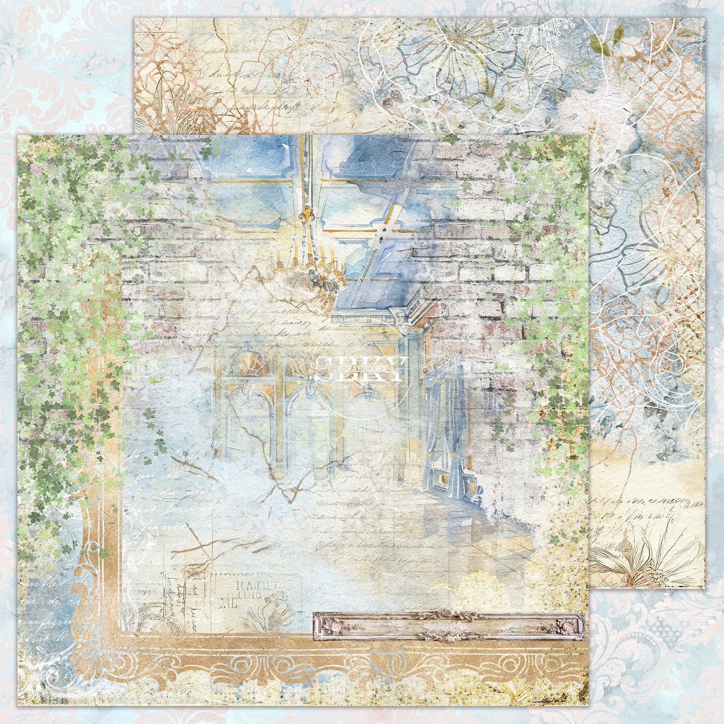 "Midnight - Backgrounds" Scrapbooking Pad
