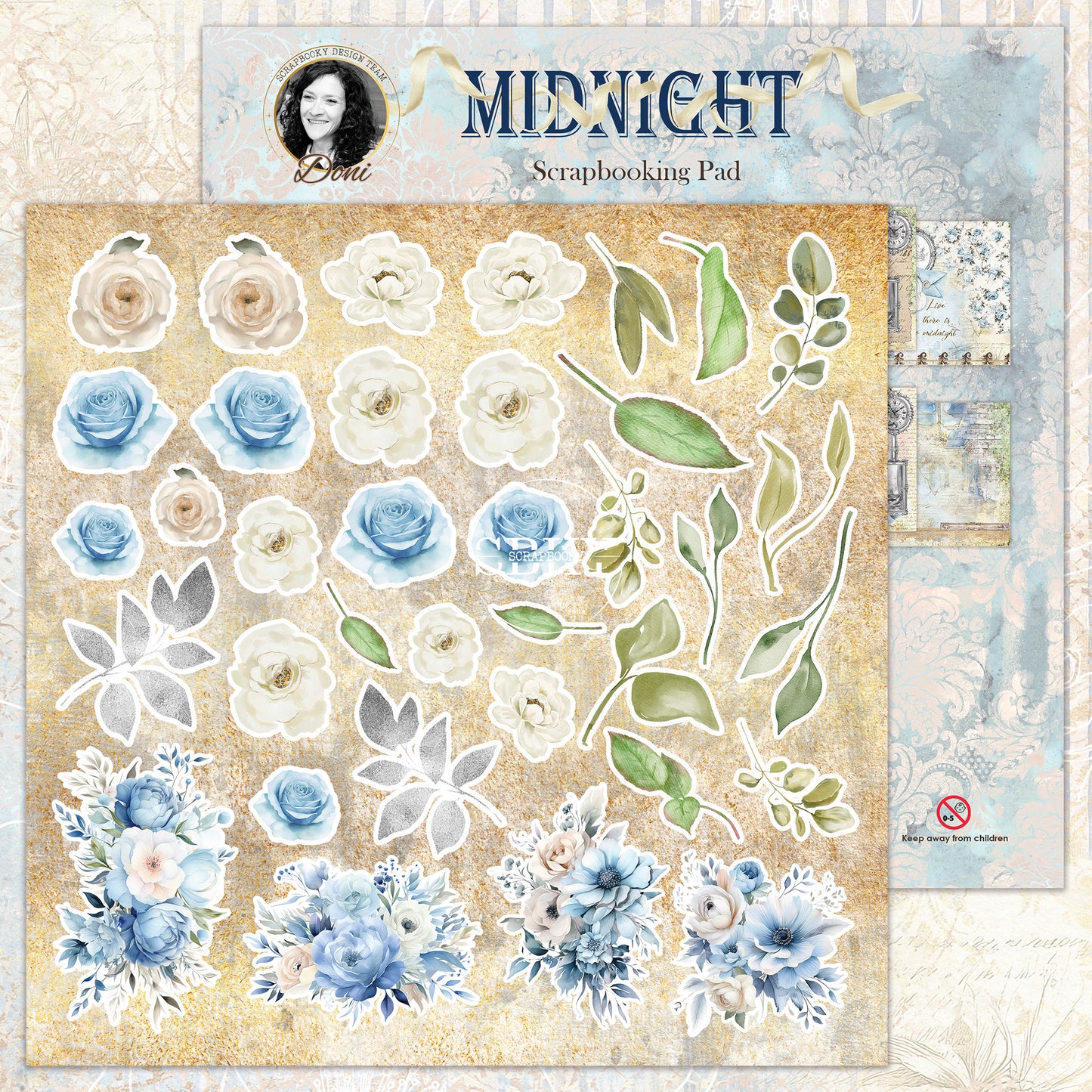 "Midnight" Scrapbooking Pad