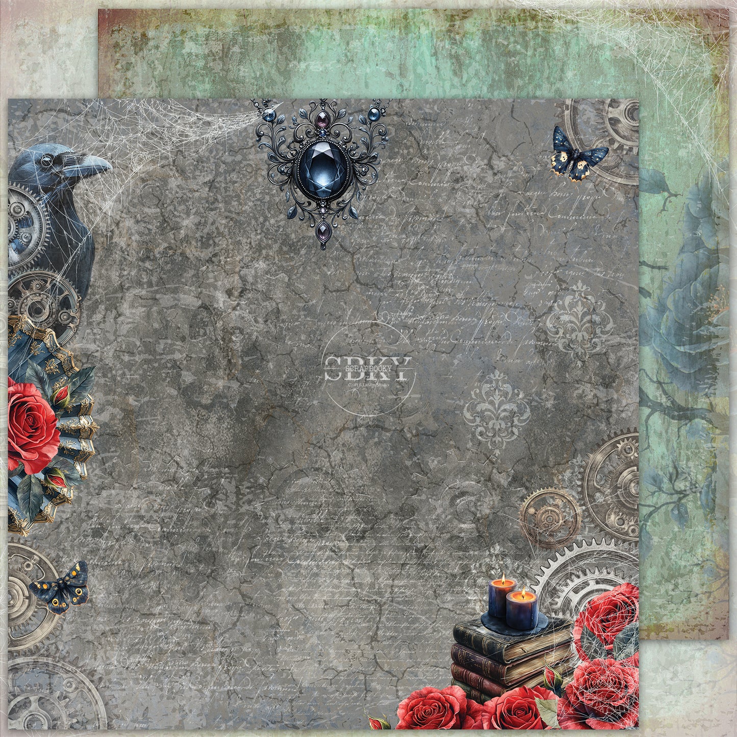 "Dark Romance" Scrapbooking Pad