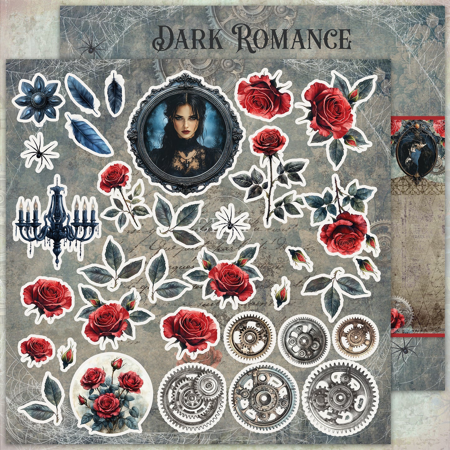 "Dark Romance" Scrapbooking Pad