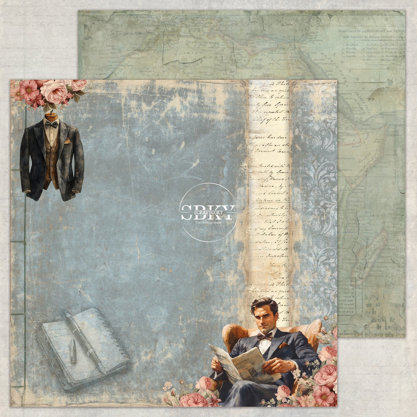 "Gentleman's Collection" Scrapbooking Pad