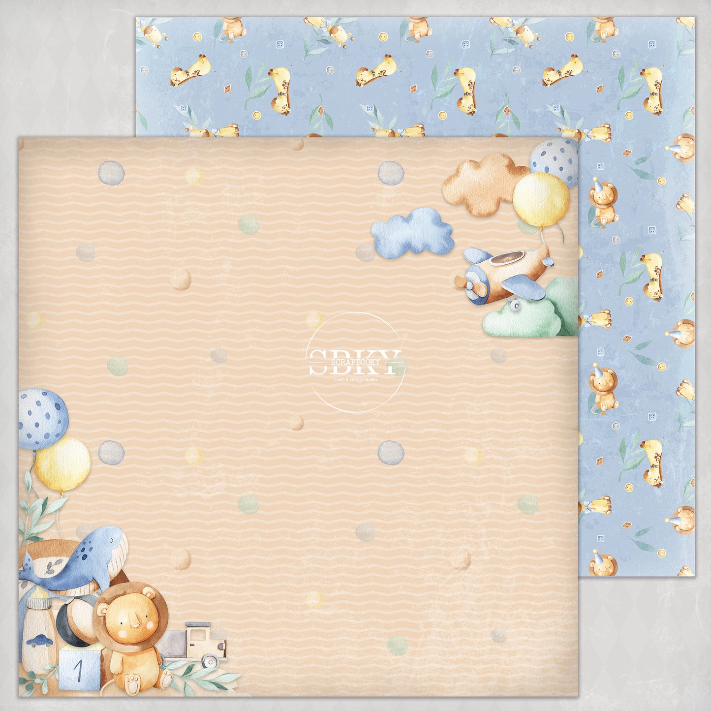 "All About Boys" Scrapbooking Pad
