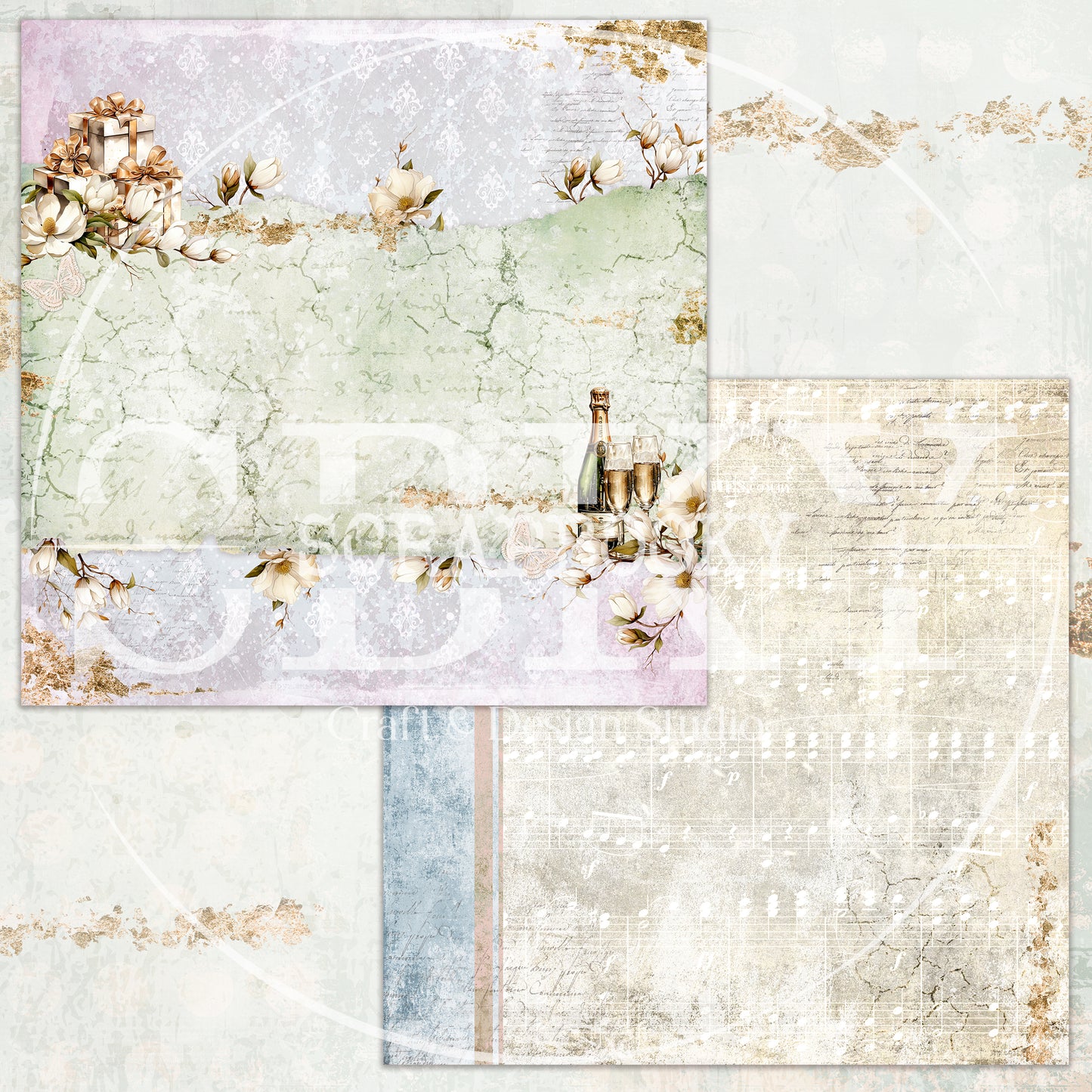 "Magnolia Dreams" Digital Paper