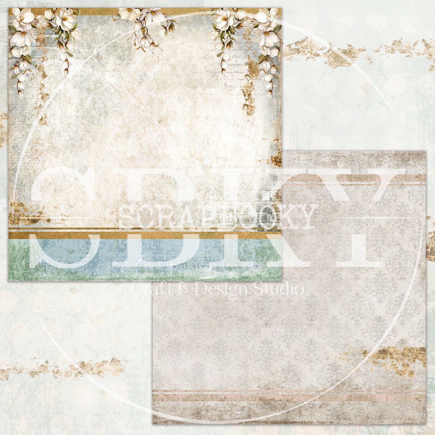 "Magnolia Dreams" Digital Paper