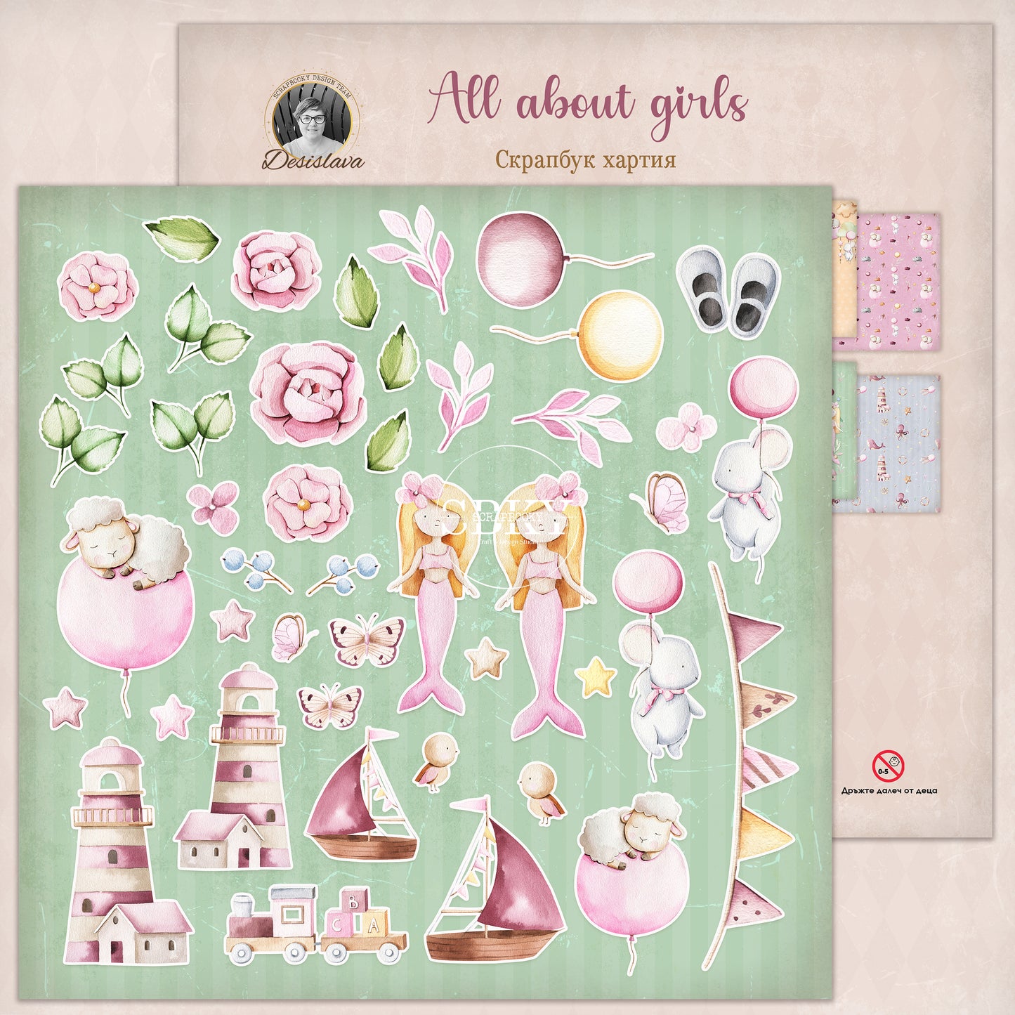 "All About Girls" Scrapbooking Pad