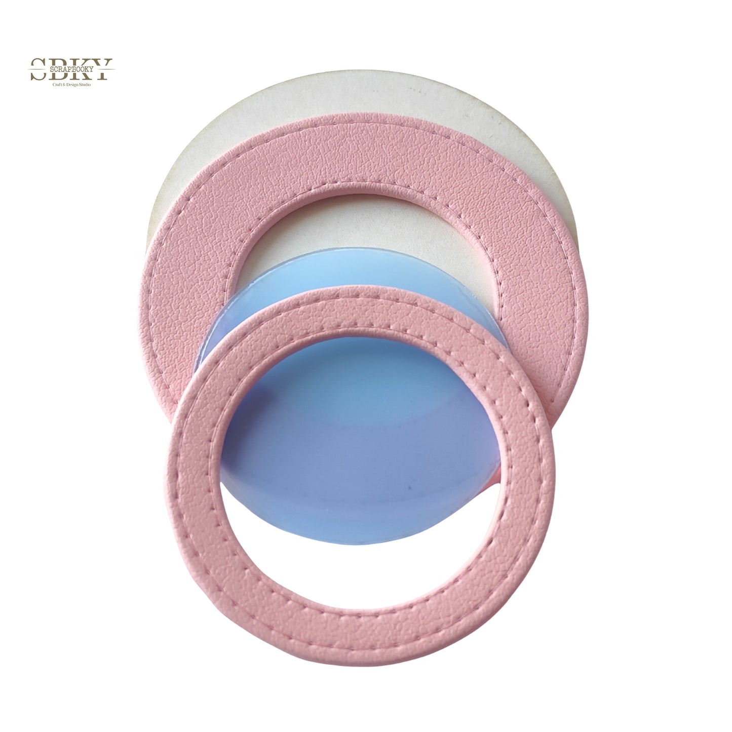 Шейкър с изкуствена кожа, розов