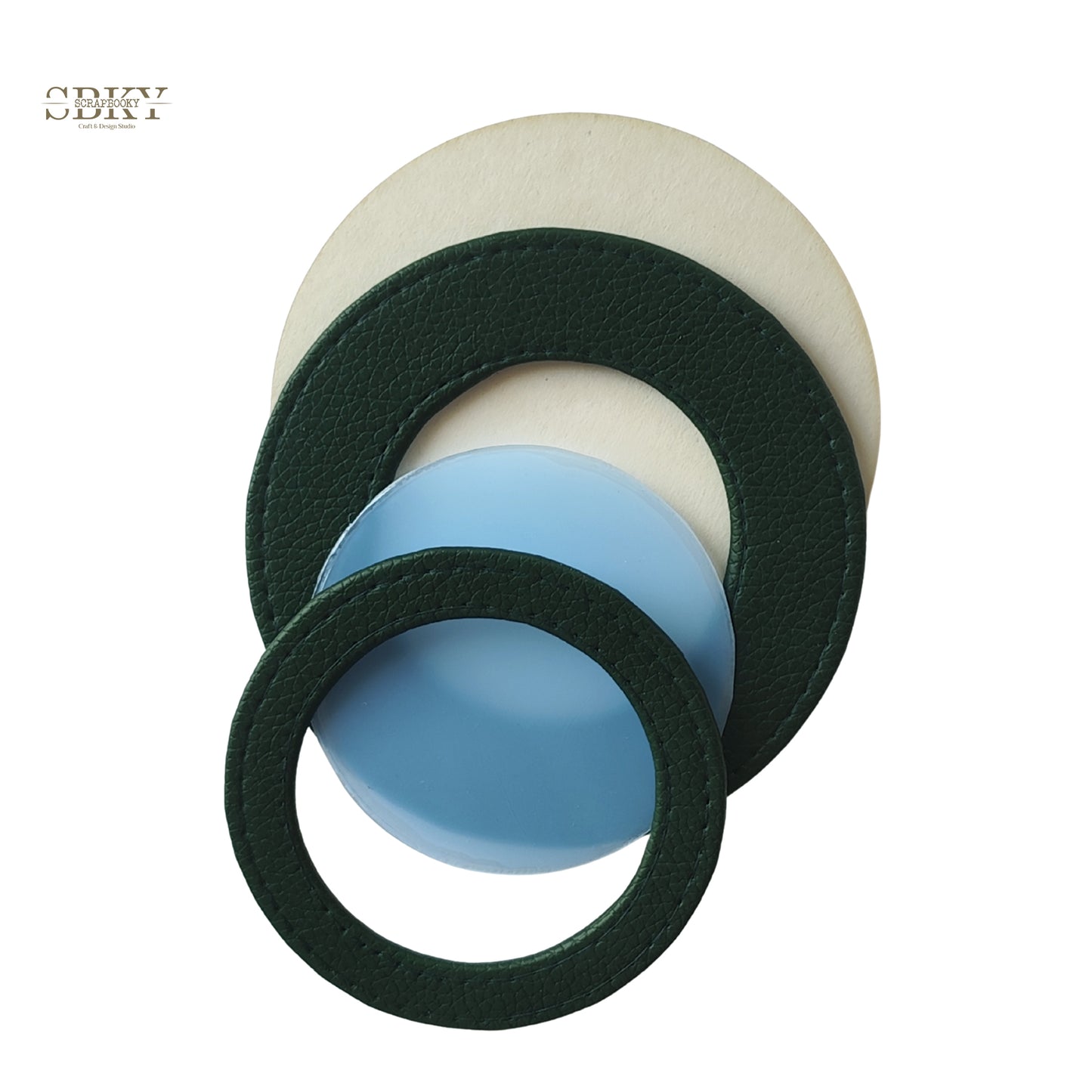 Шейкър с изкуствена кожа, тъмно зелен