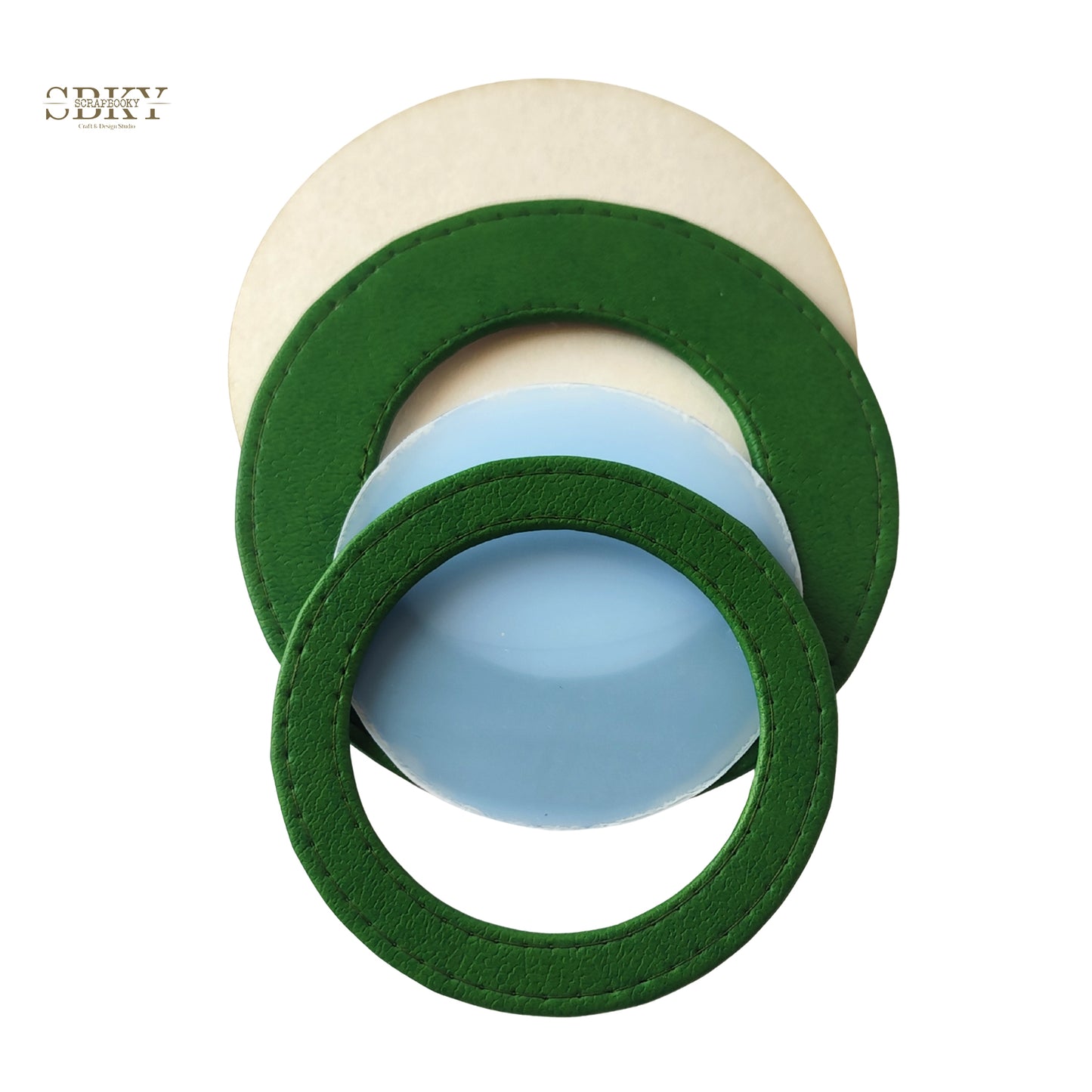 Шейкър с изкуствена кожа, зелен