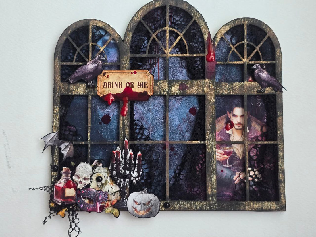 Halloween DIY Board "A Vampire (Love) Story" 🎃