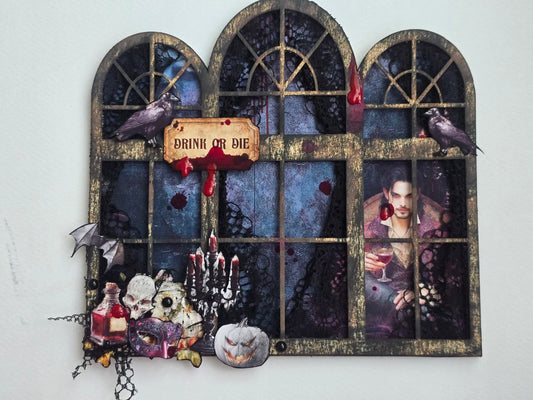 Halloween DIY Board "A Vampire (Love) Story" 🎃