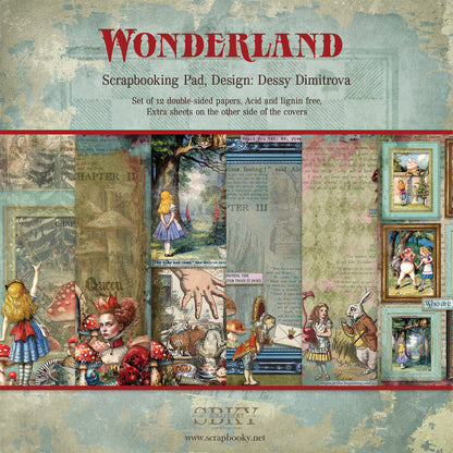 "Wonderland" Scrapbooking Pad