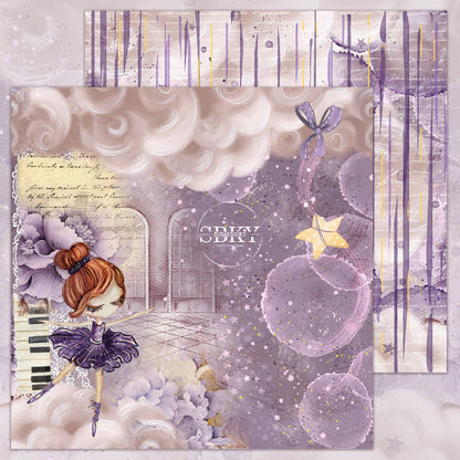 "Enchanted Pirouette" Scrapbooking Pad
