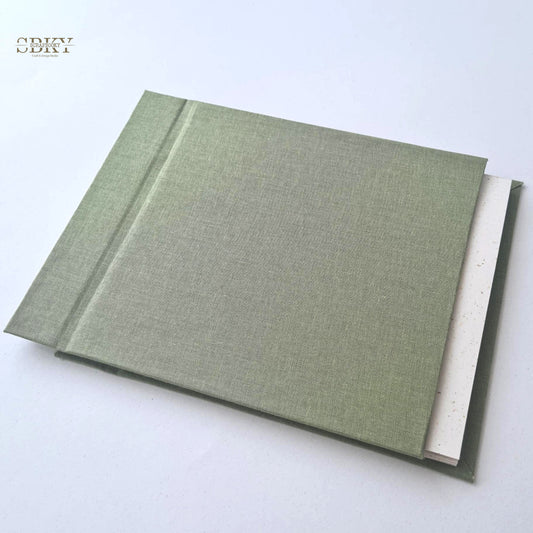 Blank Retro Album, military green