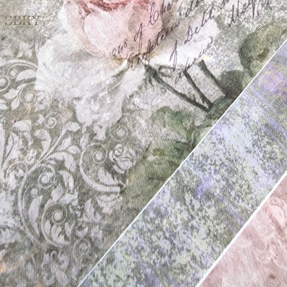 Bookbinding Canvas “Fleur de Rose” – 25x60 cm
