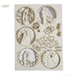 Chipboard set "Wedding Day Moments"