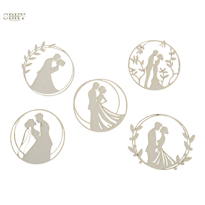 Chipboard set "Wedding Day Moments"