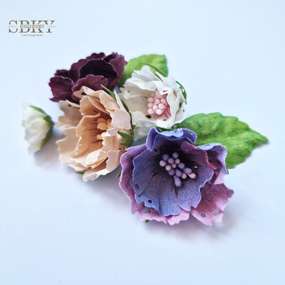 Handmade Flowers ND - Set of 5, N13