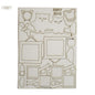 Chipboard set "Little One Moments"