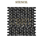 Stencil "Bricks"