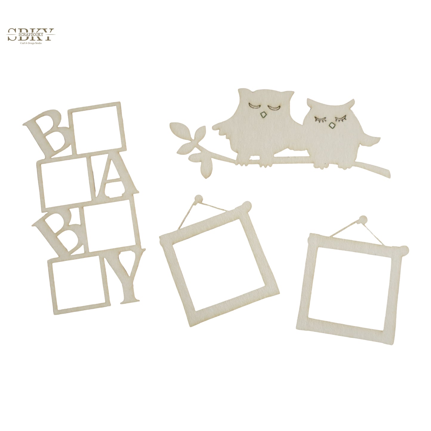Chipboard set "Little One Moments"