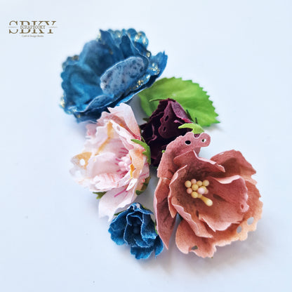 Handmade Flowers ND - Set of 5, N15