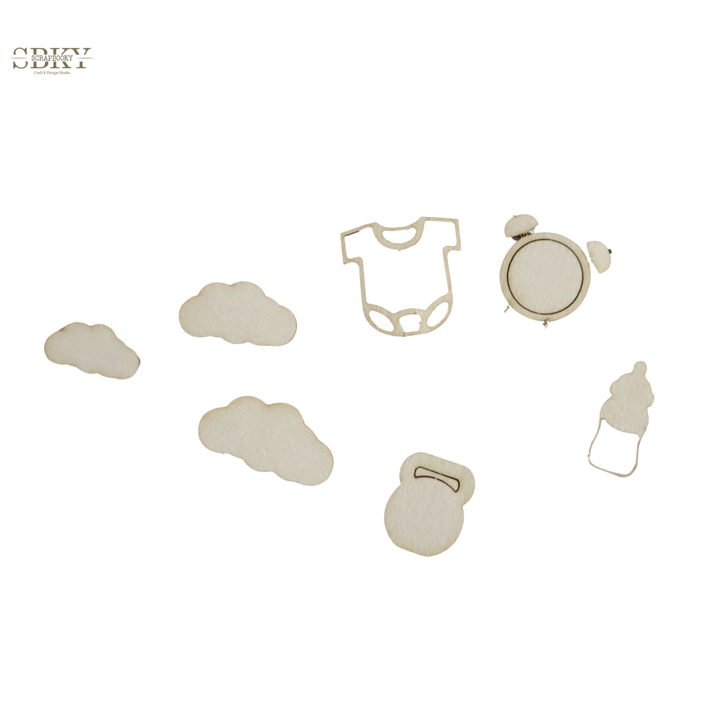 Chipboard set "Little One Moments"